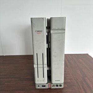 SHARP CZ-611C-GY（X68000），通電OK，その他動作未確認　中古現状品　ジャンク品 