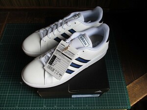 送料込 29cm(小さめ) adidas GRAND COURT FV8131 天然皮革 レザースニーカー 白(一部黒青) 本革 アディダス グランドコート