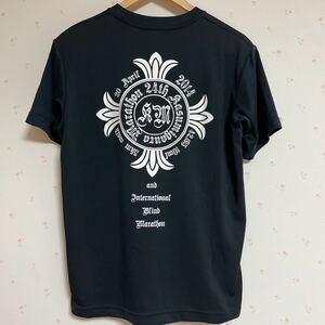 霞ヶ浦マラソン 2014年 24回 Tシャツ 半袖Tシャツ プラクティスシャツ ポリエステル100 Mサイズ MIZUNO