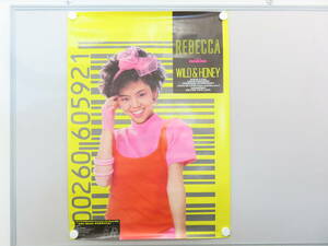 kc61【 REBECCA 】 レベッカ NOKKO ポスター 当時物 59.5cm×83.8cm