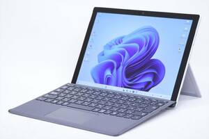 即配 Windows11搭載 軽量 2in1 タブレットPC Surface Pro 5 m3-7Y30 RAM4G SSD128G 12.3PixelSense 純正キーボード付属