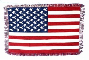 タペストリー　壁掛け　飾り　アメリカ国旗　USA 　中古美品