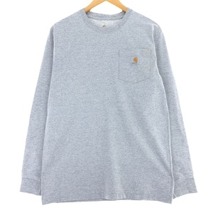 古着 カーハート Carhartt ORIGINAL FIT ロングTシャツ ロンT メンズS相当 /eaa432784