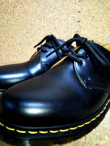 【Dr.MARTENS】ドクターマーチン 1461 3ホールシューズ UK7 (26cm ) 3EYE SHOE ブラック スムースレザー【極美品】