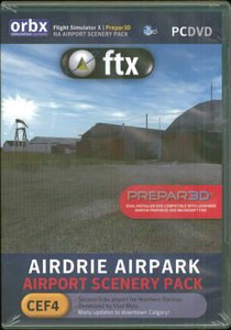 新品 Orbx FTX NA CEF4 Airdrie Airpark(FSX) 北米 空港 アドオンソフト