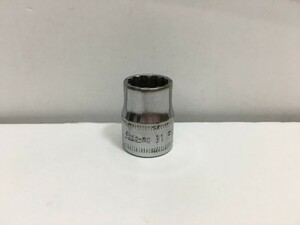 中古 snap-on スナップオン 3/8 シャローソケット 旧ロゴ FM11