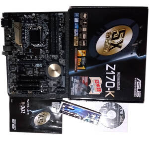 【中古】ASUS Z170-K LGA1151 ＋ Win10Proデジタルライセンス