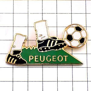 ピンバッジ・プジョー車サッカー大会 PEUGEOT SOCHAUX SOCCER FRANCE◆フランス限定ピンズ◆レアなヴィンテージものピンバッチ