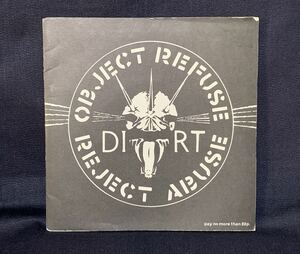 レア 当時もの DIRT OBJECT REFUSE REJECT ABUSE 7ep CRASS Records CRUST アナーコ ハードコア パンク レコード 1981 委託品