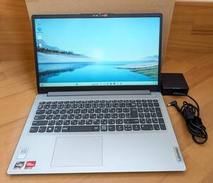 【Used】Lenovo IdeaPad 1 15ALC7 Ryzen 7 5700U/メモリ 16GB/SSD 512GB/15.6型/Win11/office 23年6月製　82R4006CJPTJP