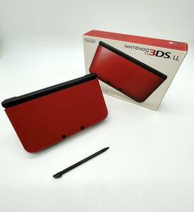 任天堂　ニンテンドー3DS LL レッドXブラック【極美品】