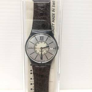 swatch スウォッチ クォーツ 腕時計 original gent TOBACCO GM403 日付表示 三針 コレクション 稼働品 ケース付