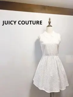 【極美品】JUICY COUTURE ホワイトワンピース425