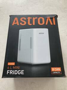 【１円オークション】AstroAI 冷蔵庫 小型 6L ミニ冷蔵庫 小型冷蔵庫 保温 冷温庫 バージョン2.0 化粧品 省エネ　BYK0482