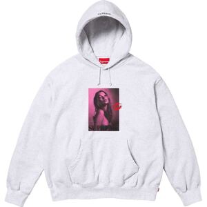 XXL 24AW 新品 Supreme Kate Moss Hooded Sweatshirt シュプリーム ケイトモスフーデッドスウェットシャツ パーカーAsh Greyアッシュグレー