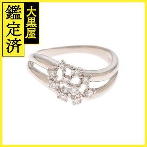 TASAKI タサキ リング ダイヤモンド PT950 D0.25ct 6.3g #14【434】