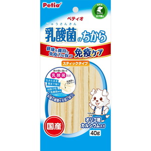 ペティオ 乳酸菌のちから スティックタイプ 40g 犬用おやつ