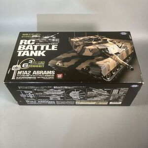 Ｆ2-446 東京マルイ 1/24 アメリカ軍主力戦車 M1A2 エイブラムス 砂漠迷彩仕様 ABRAMSR バトルタンクシリーズ MARUI 美品 ※詳細画像有り