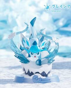 送料無料 台湾限定 ポケモン グレイシア フィギュアver2＆チェンジングカード 日本未販売 海外 pokemon Glaceon figure ＆ changing card