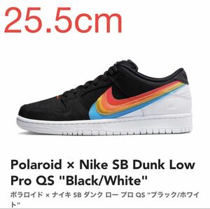 Polaroid Nike SB Dunk Low Pro Black ポラロイド ナイキ SB ダンク ロー プロ QS ブラック/ホワイト DH7722-001 25.5cm US7.5 新品