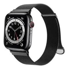 Apple Watch ベルトステンレス留め金製 長さ調節 強力な磁 通気