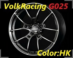 【納期要確認】Volk Racing G025 SIZE:9.5J-18 +45(F3) PCD:120-5H Color:HK CIVIC TYPE-R ホイール4本セット