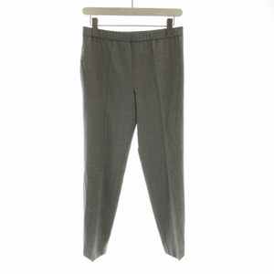 セオリー Theory LIGHT SAXONY2 BASIC PULL ON PANT テーパードパンツ センタープレス クロップド 2 M グレー /RO レディース