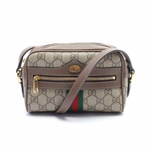 グッチ オフィディア GGスプリーム ブランドオフ GUCCI PVCコーティングキャンバス ショルダーバッグ コーティングキャンバス/レザー 中古