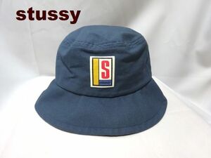 美品 Stussy ステューシー コットン バケットハット L/XL 帽子 HAT CAP バケハ
