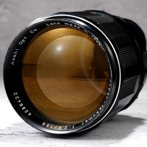 【美品】動作◎ Super Takumar 135mm F2.5 422 オールドレンズ　中望遠　銘玉　スーパータクマー 単焦点