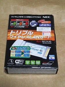 〈 トリプルワイヤレスLAN カード NEC PA-WL54AG 〉