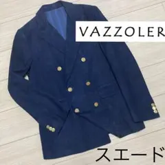 良品■VAZZOLER ヴァッツォレール■スエード レザー ダブル ジャケット