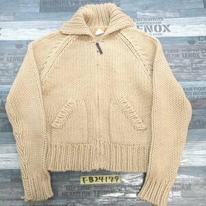 J.CREW ジェイクルー レディース ニット ジップジャケット 小さいサイズ XS ブラウン