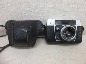 10333●Konica L コニカ フィルムカメラ ケース付き ジャンク品●