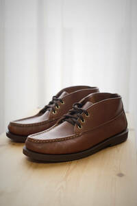 ラッセル シングル モカシン チャッカブーツ US8.5 26.5cm Russell Moccasin /ノックアバウト レッドウイング ダナー 安藤製靴 ミカエル 41