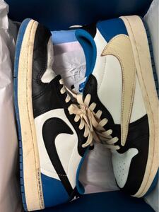 Travis Scott Fragment Nike Air Jordan 1 Low OG SP Military Blue