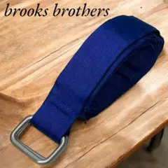 美品　brooks brothersリングベルト　ブルー　フリーサイズ