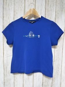 ウィッテム huitieme スポーツウェア テニスウェア Tシャツ ブルー レディース Mサイズ デサント