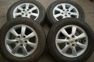 深溝 即決 ダンロップ WM01 195/65R15 トヨタ アイシス純正 6J +50 PCD114.3 ノア VOXY エスクァイア オーリス ルミオン *254e