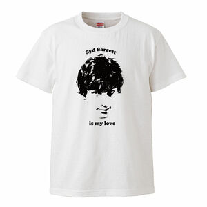 【XSサイズ 白Tシャツ】シド・バレット syd barrett PINK FLOYD ピンクフロイド　Tシャツ サイケデリック 60s LP CD レコード