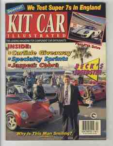 【d0117】94.4 KIT CAR ILLUSTRATED／KVA GT40、スーパーセブン・レプリカ、ベックスピードスター、ジャスパー・コブラ、...　