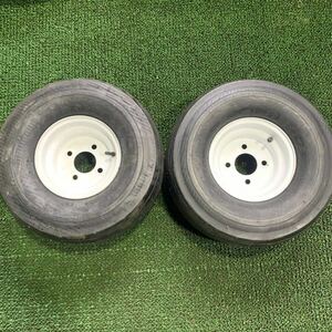 03 未使用 KINGS TIRE 18X9.50 -8 【 2本 】機械用 ゴルフ場 芝地用 荷車 芝刈り機 農機などに