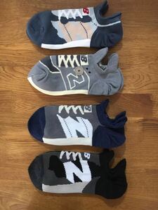 新品ニューバランスnew balance メンズソックス靴下4足セット525