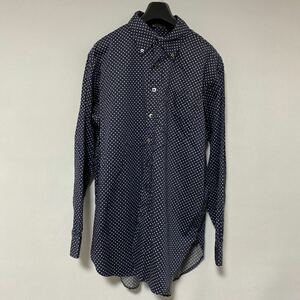 美品 Engineered Garments 19th century SHIRT S ドット dot cotton エンジニアード ガーメンツ ボタンダウン シャツ BD