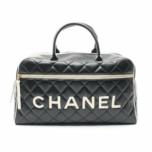 シャネル マトラッセ ブランドオフ CHANEL レザー ボストンバッグ レザー 中古 レディース