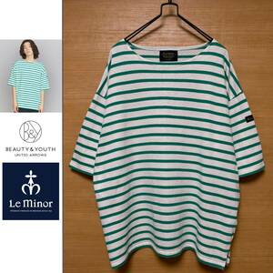 BEAUTY&YOUTHビューティーアンドユース【別注】Le minor ルミノア BORDER TEE ボーダーTシャツ L 3