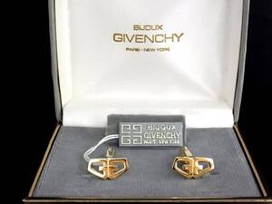 ■新品N■№1257 【GIVENCHY 】ジバンシイ【ゴールド】■カフス ♪