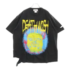 KIDILL (キディル) 25AW DEATHWISH DESTROY T-SHIRT BIO WASHING WASHED BLACK KL887 デスウィッシュ デストロイ加工 半袖Tシャツ カットソー バイオウォッシング ブラック