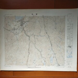地形図●敦賀●5万分の1●昭和42年発行●折畳んで発送します
