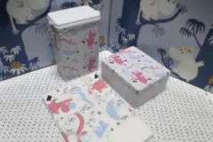 Moomin ストックマン 150周年限定 TIN 缶 & ティータオル セット